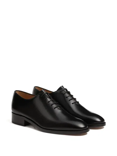 Valentino Garavani Pas Des Dieux Oxford In Leather In Black