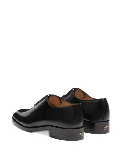 Valentino Garavani Pas Des Dieux Oxford In Leather In Black