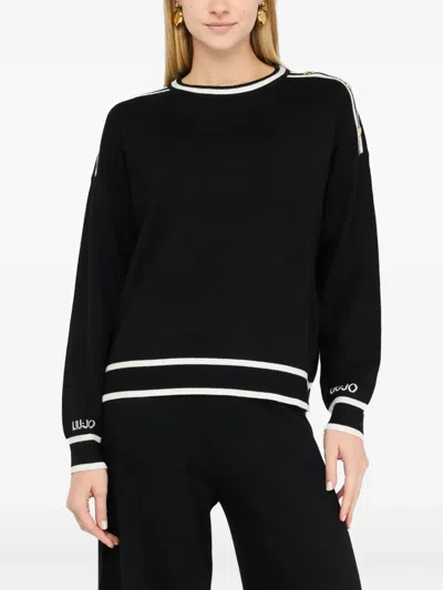 Liu •jo Liu Jo Sweaters In Black