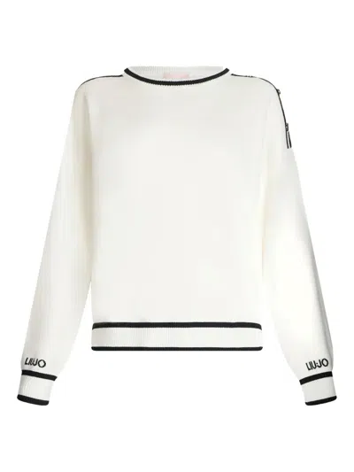 Liu •jo Liu Jo Sweaters In White