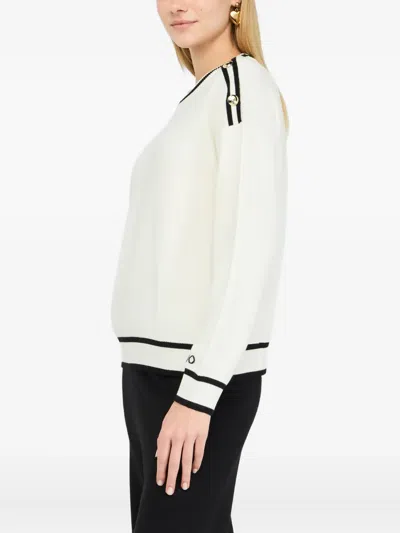 Liu •jo Liu Jo Sweaters In White