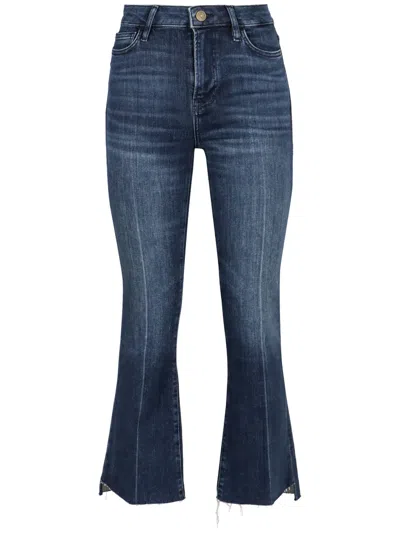 Frame Le Crop Aspire Raw After Mini Bootcut Jean In Blue