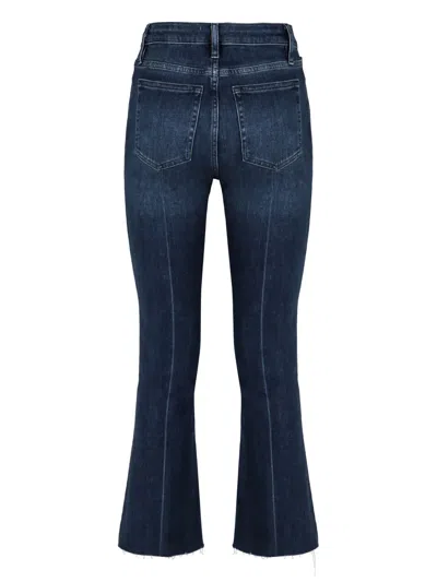 Frame Le Crop Aspire Raw After Mini Bootcut Jean In Blue