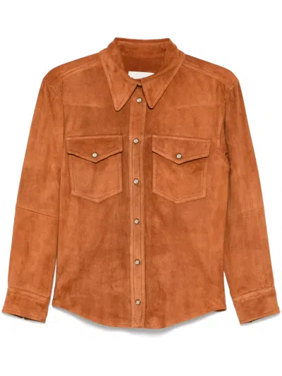 Isabel Marant Delcia Shirt In Brown