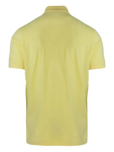 Lacoste Classic Fit Short Sleeve Pique Polo Shirt In Light Yellow