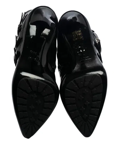 Pre-owned Le Silla  135mm Leather Buckles Boots