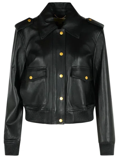 Michael Michael Kors Flap-pocket Leather Jacket
