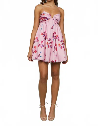 Amur Kimberly Linen Blend Bubble Mini Dress