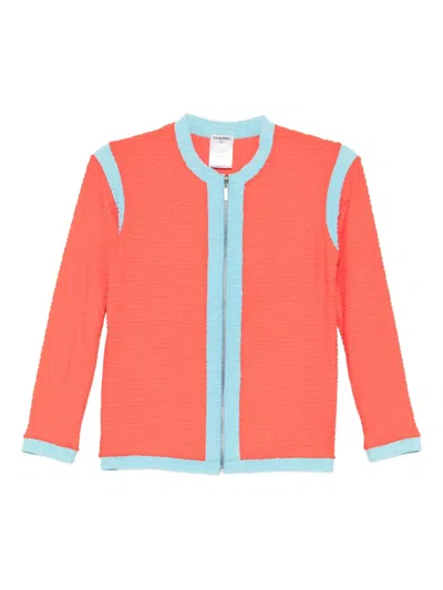 Pre-owned Chanel 2002 Sports Line Zip Up Jacket
