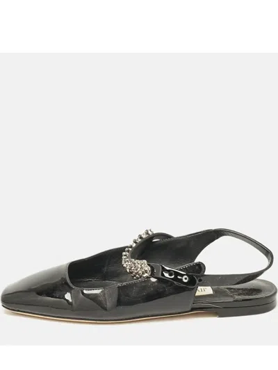 Pre-owned Jimmy Choo Leather Ballet Flats