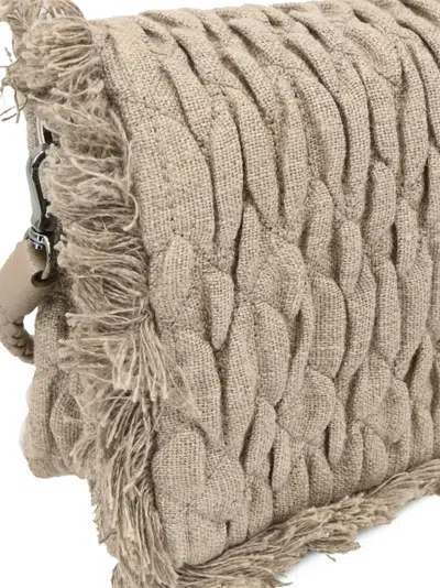 Pre-owned Miu Miu 2010s Crystal Pleated Handbag