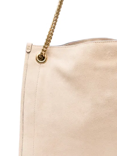 Ralph Lauren Chain-strap Suede Tote Bag