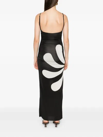 Cala De La Cruz Kim Maxi Dress In Black