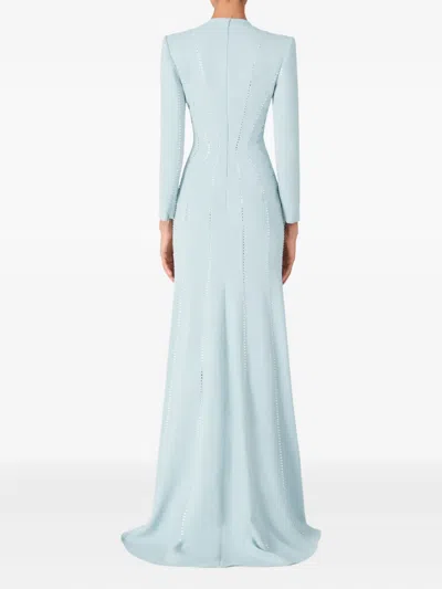 Jenny Packham Victoire Rhinestone-embellished Maxi Gown