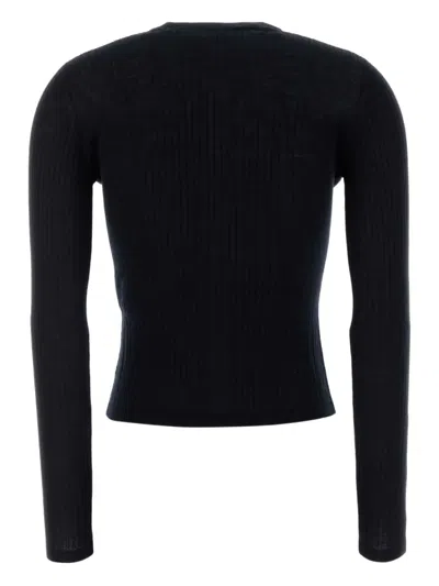 Max Mara Midnight Blue Silk Blend Potus Cardigan