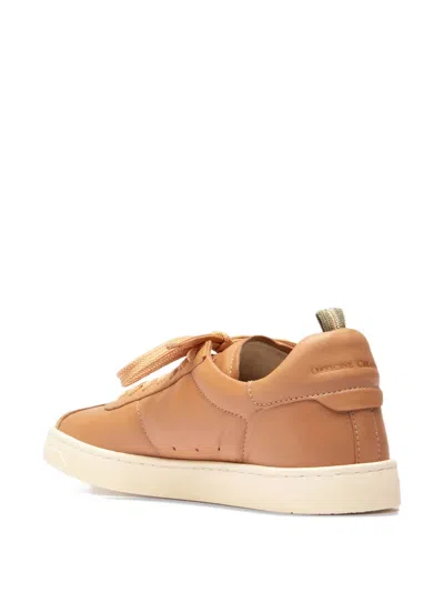 Officine Creative Leather Lace-up Sneakrs In Burgundy