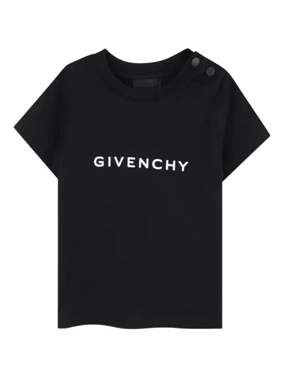 Givenchy Logo-print Short-sleeves T-shirt In Black