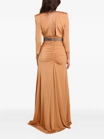 Babylone Paris Beaded-embellished Maxi Dress