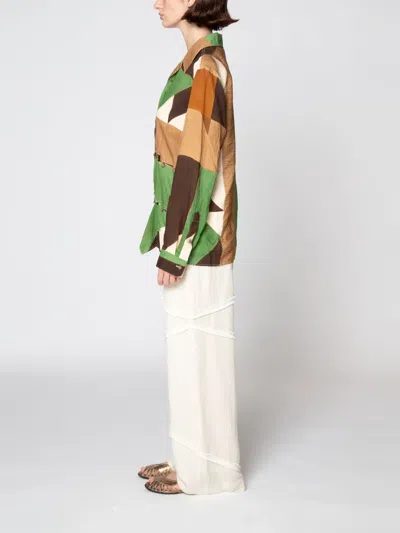 Muller Of Yoshiokubo Geometric-print Shirt