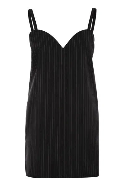 Max Mara Maxmara Women Elam - Pinstripe Wool Cloth Dress