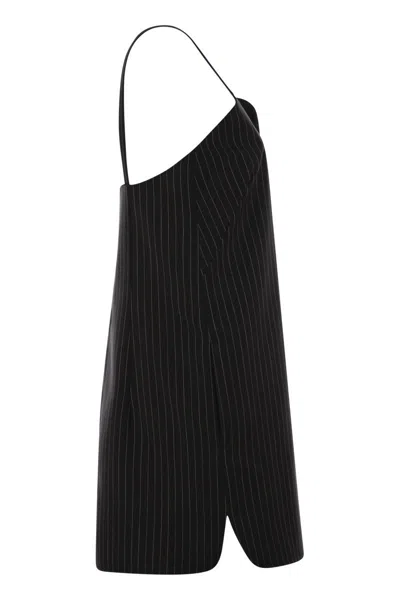 Max Mara Maxmara Women Elam - Pinstripe Wool Cloth Dress