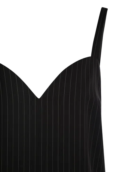 Max Mara Maxmara Women Elam - Pinstripe Wool Cloth Dress