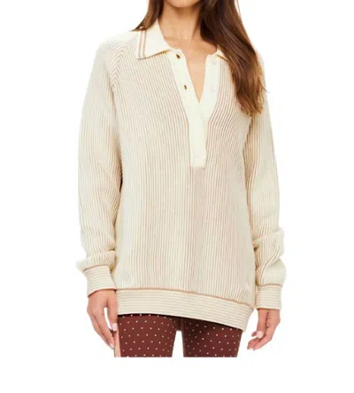 The Upside Alana Knitted Sweater In Natural In Neutral