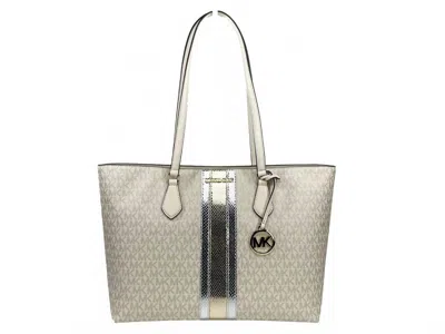 Michael Kors Sheila Large Tote Purse Bag In Pale Gold