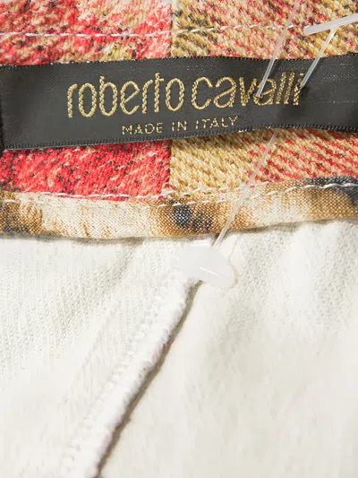 Pre-owned Roberto Cavalli Vintage  Houndstooth-print Skirt
