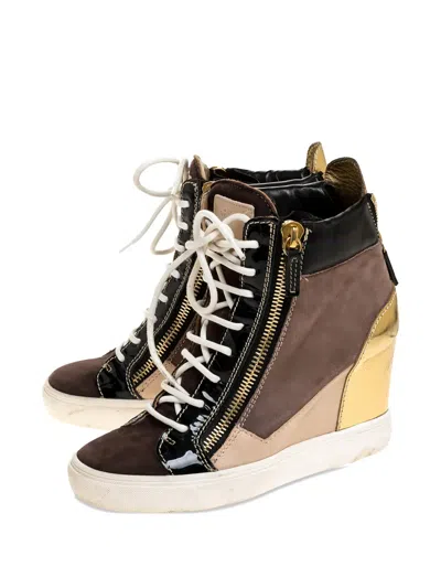 Pre-owned Giuseppe Zanotti Vintage 80mm Leather Sneakers