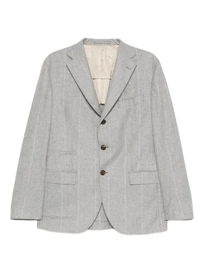 PINSTRIPE SINGLE-BREASTED SUIT