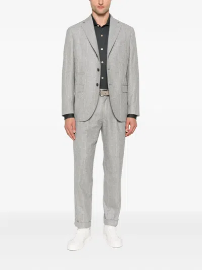 PINSTRIPE SINGLE-BREASTED SUIT