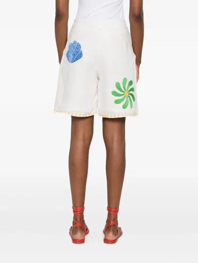 Cala De La Cruz Sia Bermuda Shorts In Neutral