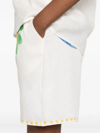 Cala De La Cruz Sia Bermuda Shorts In Neutral