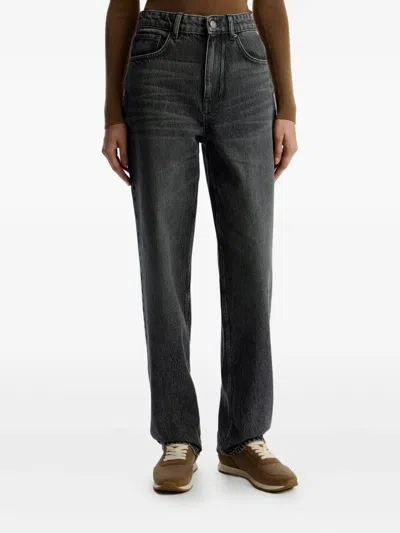 12 Storeez High-rise Straight-leg Jeans