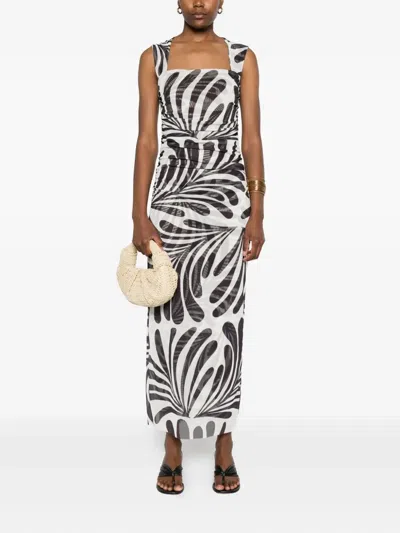 Cala De La Cruz Arena Maxi Dress In Black