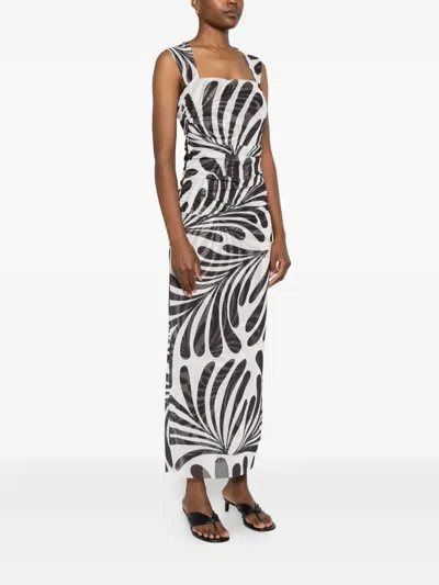 Cala De La Cruz Arena Maxi Dress In Black
