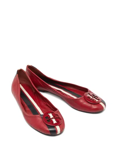 Pre-owned Tory Burch Leather Ballet Flats