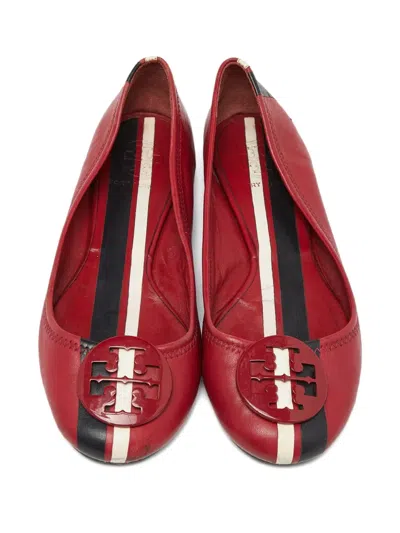 Pre-owned Tory Burch Leather Ballet Flats
