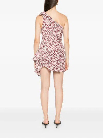 Alessandra Rich Floral-print Mini Dress In Multi