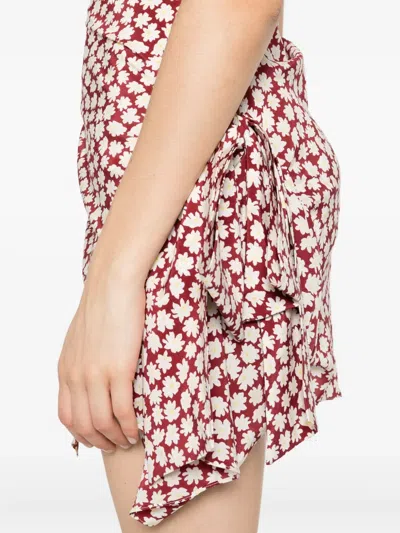 Alessandra Rich Floral-print Mini Dress In Multi