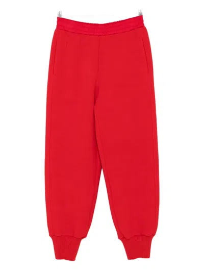 Jil Sander Elasticated Track Pants In Red