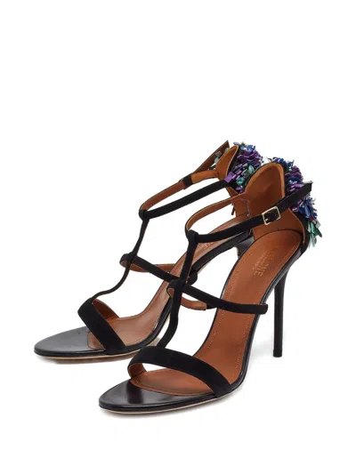 Pre-owned Malone Souliers Embellished T-strap Sandals