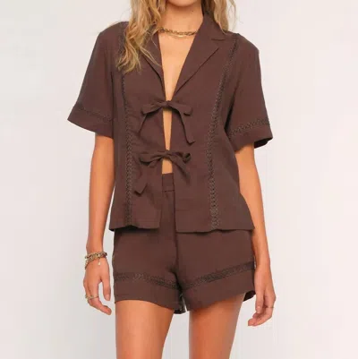 Heartloom Lourdes Set In Coco In Brown