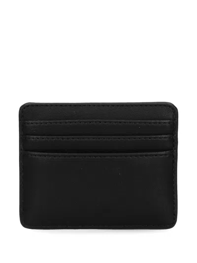 Tommy Hilfiger Logo-plaque Cardholder In Black