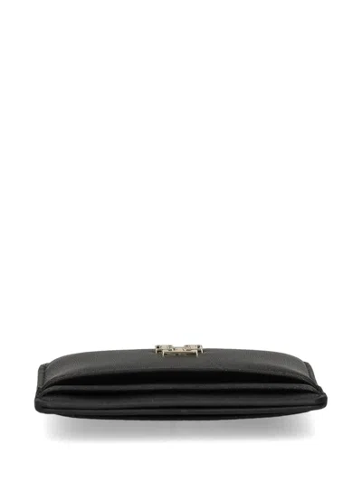Tommy Hilfiger Logo-plaque Cardholder In Black