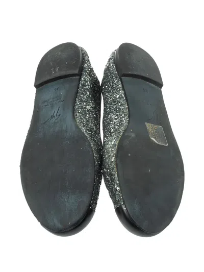 Pre-owned Giuseppe Zanotti Vintage  Glitter-embellished Flats