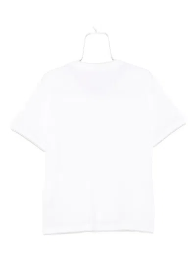 Eleventy V-neck Cotton T-shirt In White