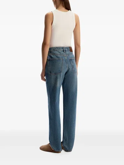12 Storeez High-rise Straight-leg Jeans