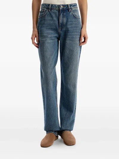 12 Storeez High-rise Straight-leg Jeans